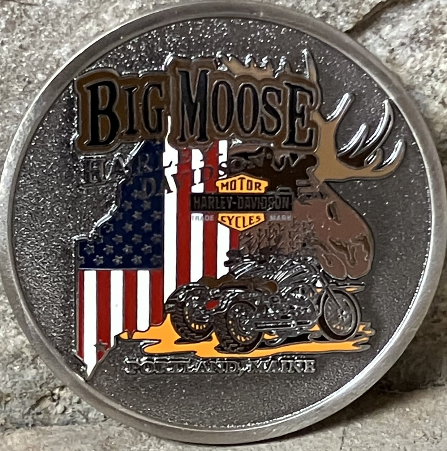 BIG MOOSE CHALLENGE COIN