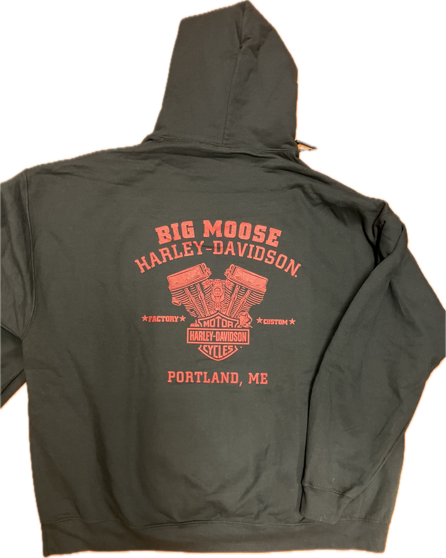 Men's Big Moose Harley Davidson Custom Hoodie